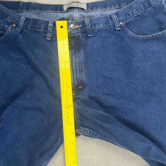 Wrangler Jeans Mens Size 46x30 Authentics Blue Denim Regular Fit ZM200SD Relaxed - Picture 11 of 13